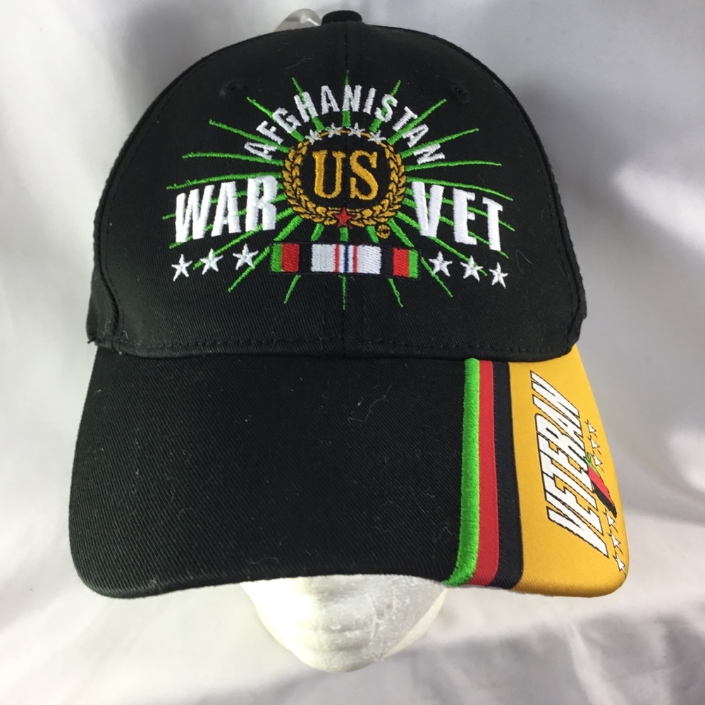 Afghan war vet hat cap adjustable